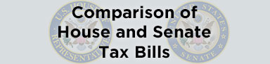 Comparison of House and Senate Tax Bills
