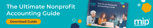 Advertisement for the ultimate nonprofit accounting guide.