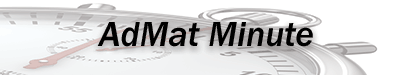 AdMat Minute