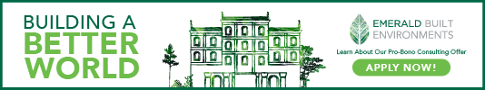 Advertisement for Emerald Built Environments.