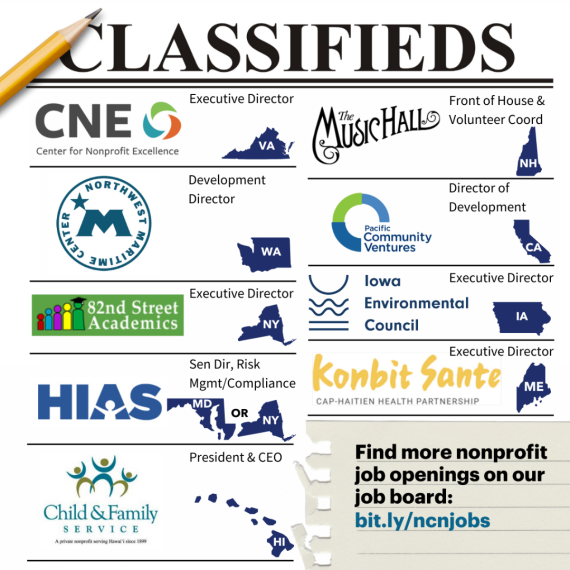 Screenshot of a classifieds ad with nine jobs detailed.