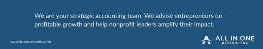 Advertisement for All in One Accounting.