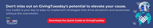 Advertisement for GivingTuesday.