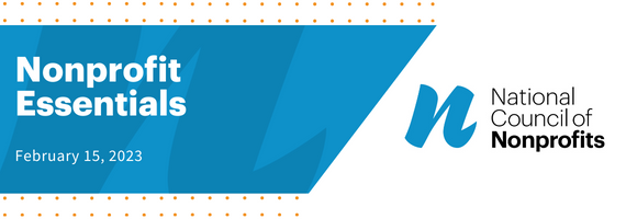 Nonprofit Essentials banner and the National Council of Nonprofits logo. 